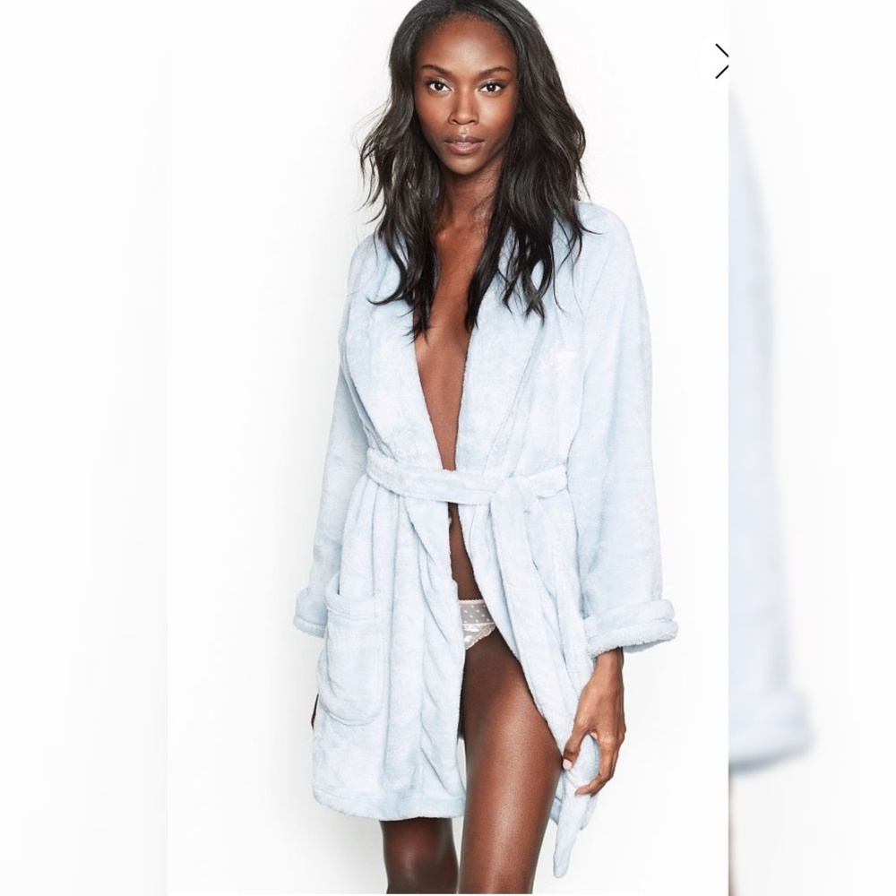 Blue/Slate Colored Victoria's Secret Robe